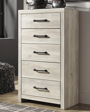 Cambeck Whitewash King Panel Bed, Dresser, Chest and 2 Nightstands - B192B112