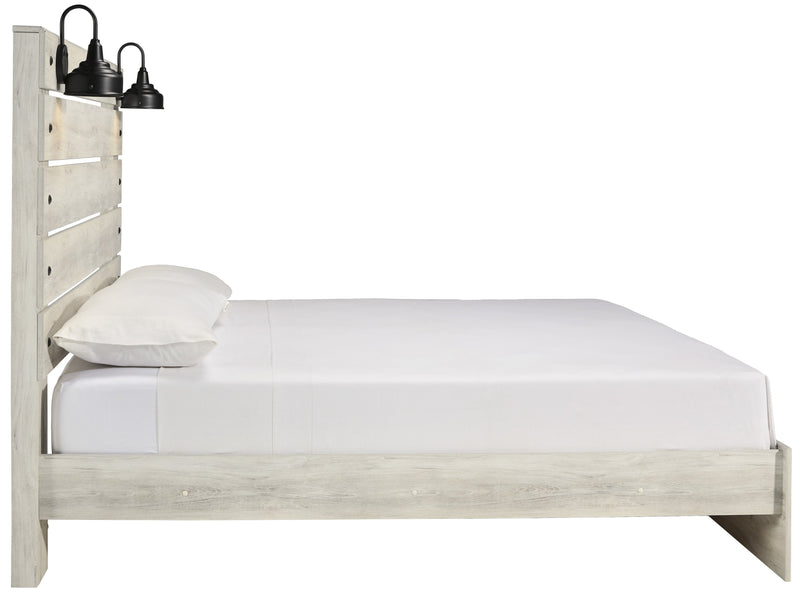 Cambeck Whitewash King Panel Bed - DMV FurnitureKing Bed