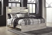 Cambeck Whitewash King Panel Bed - DMV FurnitureKing Bed