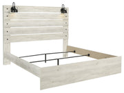 Cambeck Whitewash King Panel Bed - DMV FurnitureKing Bed