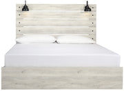 Cambeck Whitewash King Panel Bed - DMV FurnitureKing Bed