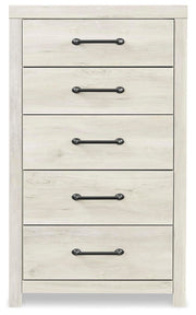 Cambeck Whitewash King Storage Bed, Dresser, Chest and 2 Nightstands - B192B107