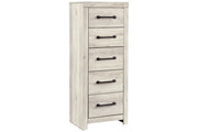 Cambeck Whitewash Narrow Chest of Drawers - DMV FurnitureChest
