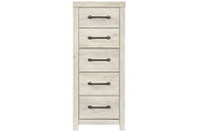 Cambeck Whitewash Narrow Chest of Drawers - DMV FurnitureChest