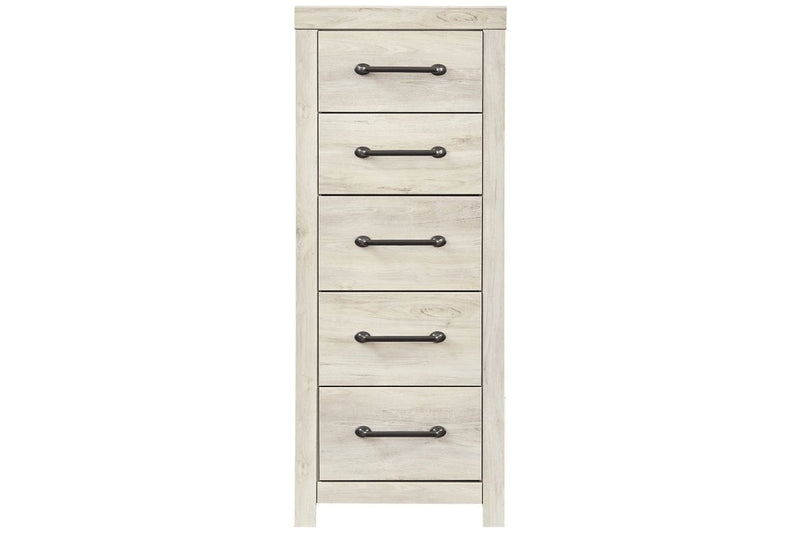 Cambeck Whitewash Narrow Chest of Drawers - DMV FurnitureChest