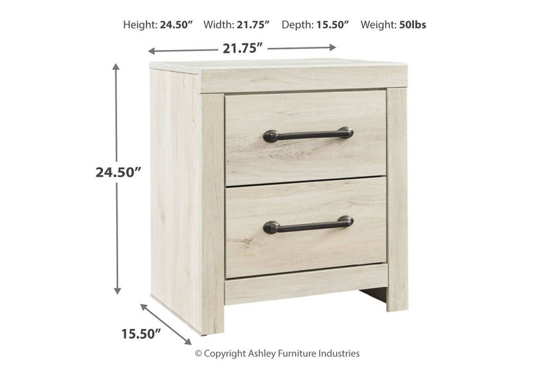 Cambeck Whitewash Nightstand - DMV FurnitureNightstand