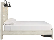 Cambeck Whitewash Queen Footboard Storage Bed - DMV FurnitureQueen Bed