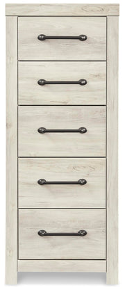 Cambeck Whitewash Queen Panel Bed and Chest - B192B121