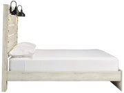 Cambeck Whitewash Queen Panel Bed - DMV FurnitureQueen Bed