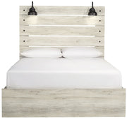 Cambeck Whitewash Queen Panel Bed - DMV FurnitureQueen Bed