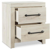 Cambeck Whitewash Queen Panel Bed with Storage, Dresser and 2 Nightstands - B192B114