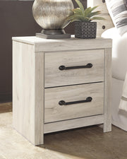 Cambeck Whitewash Queen Panel Bed with Storage, Dresser and 2 Nightstands - B192B99