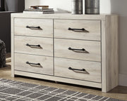 Cambeck Whitewash Queen Panel Storage Bed, Dresser and 2 Nightstands - B192B76