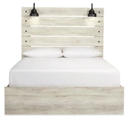 Cambeck Whitewash Queen Panel Storage Bed, Dresser, Chest and 2 Nightstands - B192B120
