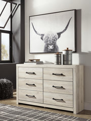Cambeck Whitewash Queen Panel Storage Bed, Dresser, Chest and 2 Nightstands - B192B120