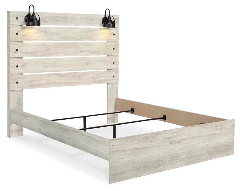 Cambeck Whitewash Queen Panel Storage Bed, Dresser, Chest and 2 Nightstands - B192B120