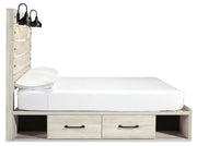 Cambeck Whitewash Queen Panel Storage Bed, Dresser, Mirror, 2 Chests and 2 Nightstands - B192B90