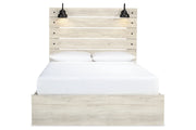 Cambeck Whitewash Queen Platform Bed with 2 Storage Drawers - DMV FurnitureQueen Bed