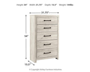 Cambeck Whitewash Queen Storage Bed, Chest and 2 Nightstands - B192B128