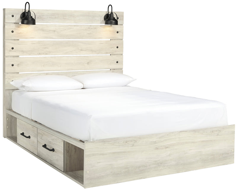 Cambeck Whitewash Side Storage Platform Bedroom Set - DMV FurnitureBedroom Set