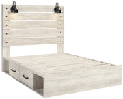 Cambeck Whitewash Side Storage Platform Bedroom Set - DMV FurnitureBedroom Set