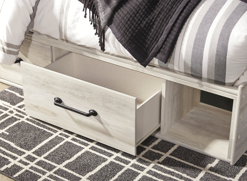 Cambeck Whitewash Side Storage Platform Bedroom Set - DMV FurnitureBedroom Set