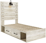 Cambeck Whitewash Side Storage Platform Youth Bedroom Set - DMV FurnitureYouth Bedroom Set