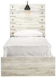 Cambeck Whitewash Twin Panel Bed - DMV FurnitureTwin Bed