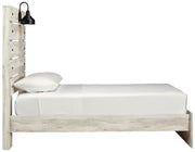 Cambeck Whitewash Twin Panel Bed - DMV FurnitureTwin Bed