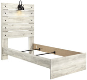 Cambeck Whitewash Twin Panel Bed - DMV FurnitureTwin Bed