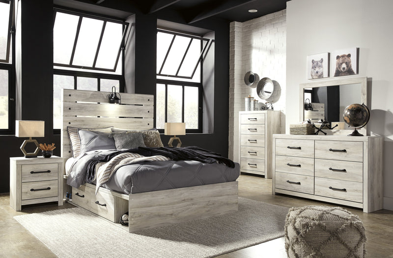 Cambeck Whitewash Youth Storage Platform Bedroom Set - DMV FurnitureYouth Bedroom Set
