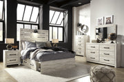 Cambeck Whitewash Youth Storage Platform Bedroom Set - DMV FurnitureYouth Bedroom Set