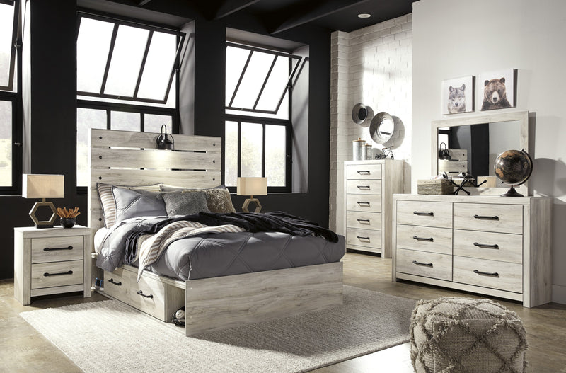 Cambeck Whitewash Youth Storage Platform Bedroom Set - DMV FurnitureYouth Bedroom Set