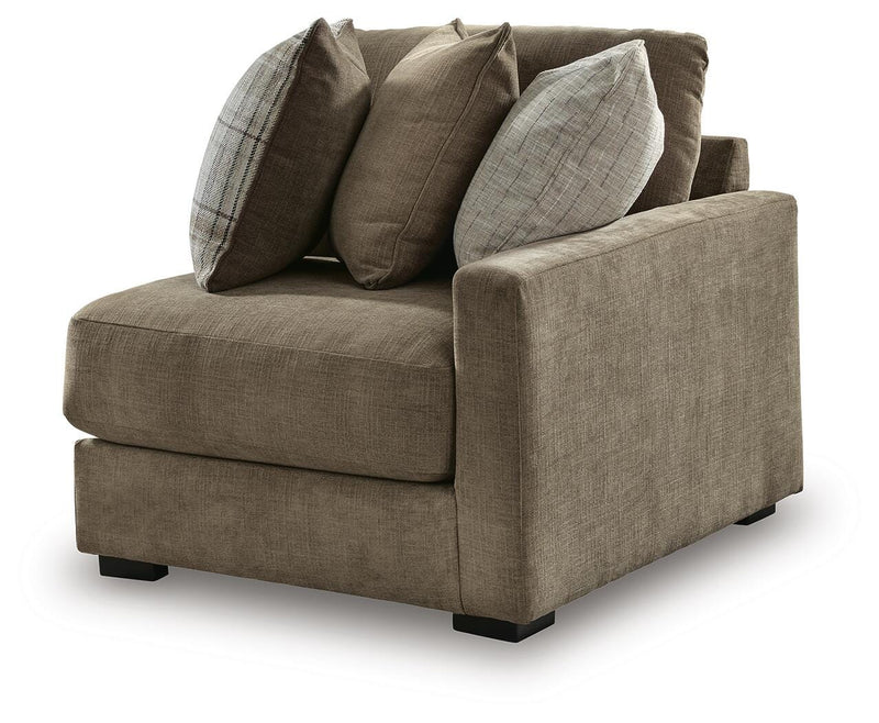 Camellia-Court Coffee Right-Arm Facing Corner Chair - 6820765