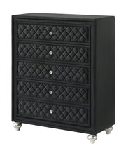 Cameo Black Upholstered Panel Bedroom Set - DMV FurnitureBedroom Set