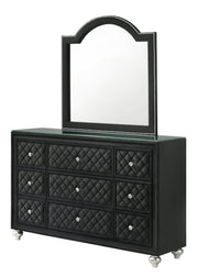 Cameo Black Upholstered Panel Bedroom Set - DMV FurnitureBedroom Set