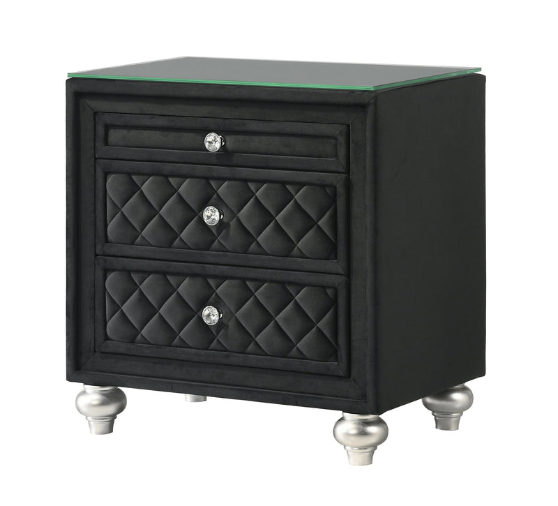 Cameo Black Upholstered Panel Bedroom Set - DMV FurnitureBedroom Set