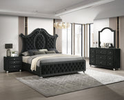 Cameo Black Upholstered Panel Bedroom Set - DMV FurnitureBedroom Set