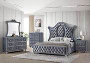 Cameo Gray Upholstered Panel Bedroom Set - DMV FurnitureBedroom Set