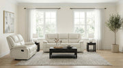 Camila 2-piece Upholstered Reclining Sofa Set White - 610247-S2