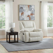 Camila Upholstered Glider Recliner Chair White - 610249