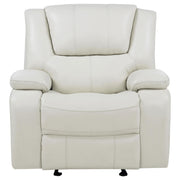 Camila Upholstered Glider Recliner Chair White - 610249