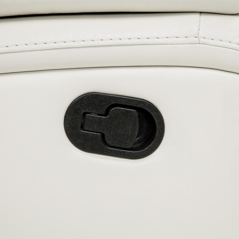 Camila Upholstered Glider Recliner Chair White - 610249