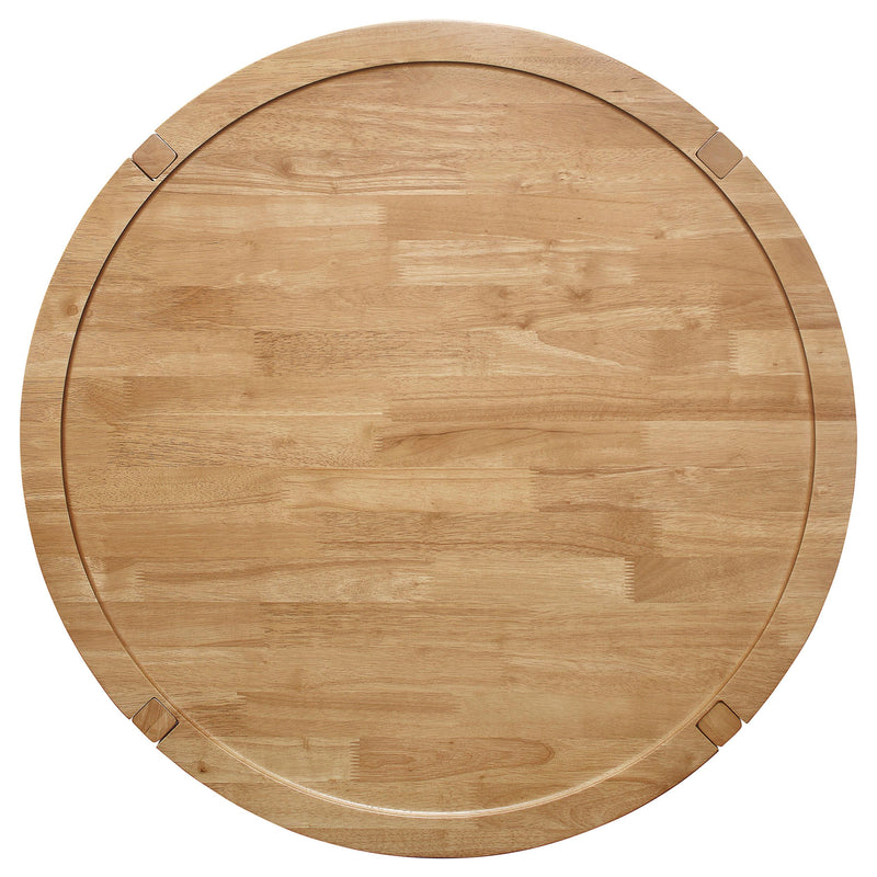 Camillo 2-piece Round Coffee and End Table Set Maple  - 709698-S2
