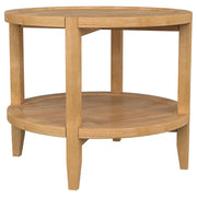 Camillo 2-piece Round Coffee and End Table Set Maple  - 709698-S2