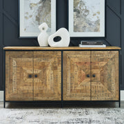 Camney Brown/Black Accent Cabinet - A4000581
