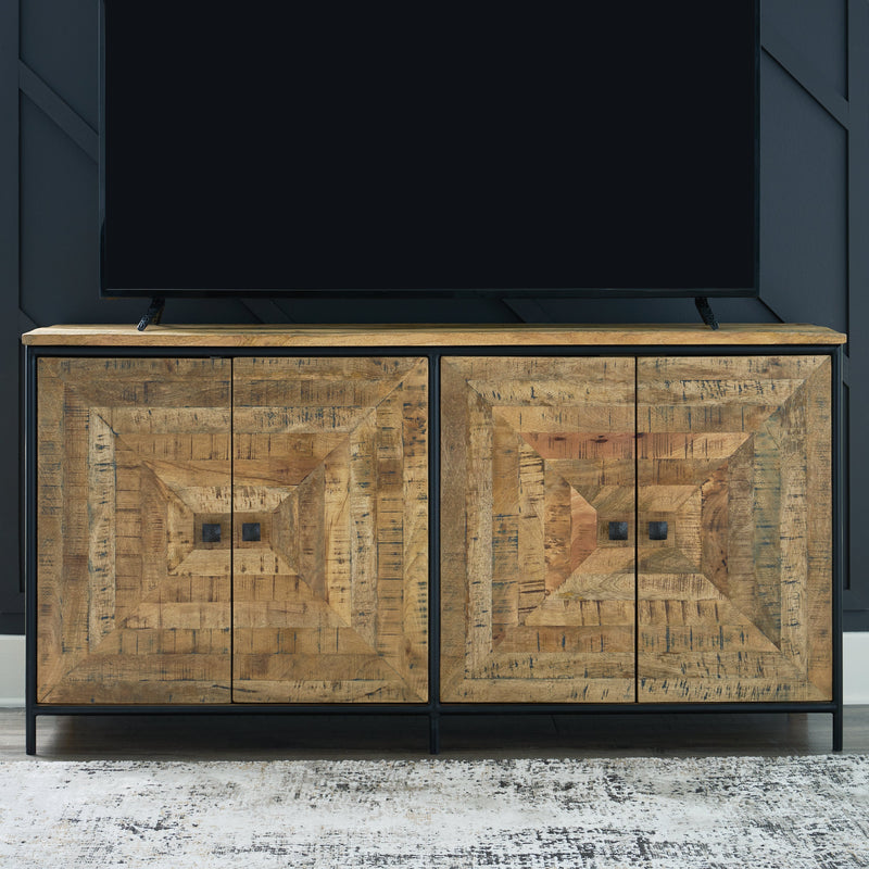 Camney Brown/Black Accent Cabinet - A4000581