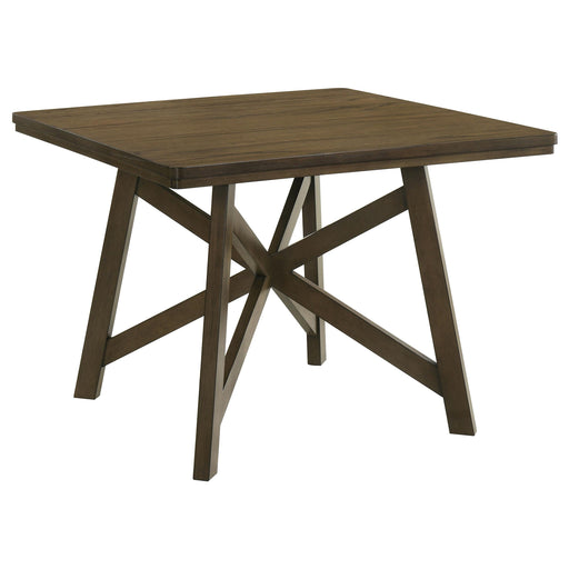 Canfield 47-inch Square Counter Height Dining Table Brown - 109178