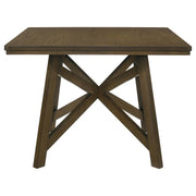 Canfield 47-inch Square Counter Height Dining Table Brown - 109178
