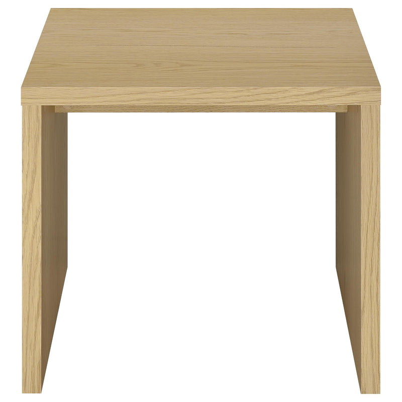 Canoga Engineered Wood Accent Side End Table Light Oak - 706347